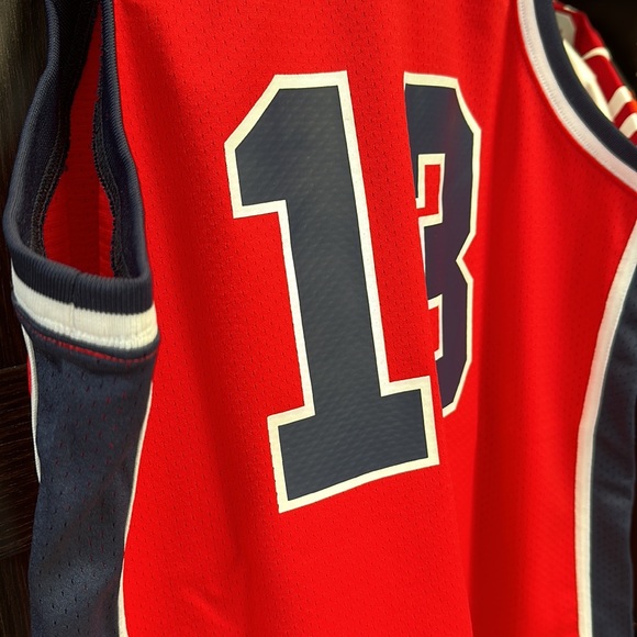 Chris Mullin USA Basketball NBA Mitchell & Ness Authentic 1984 Jersey - Red - Picture 8 of 9